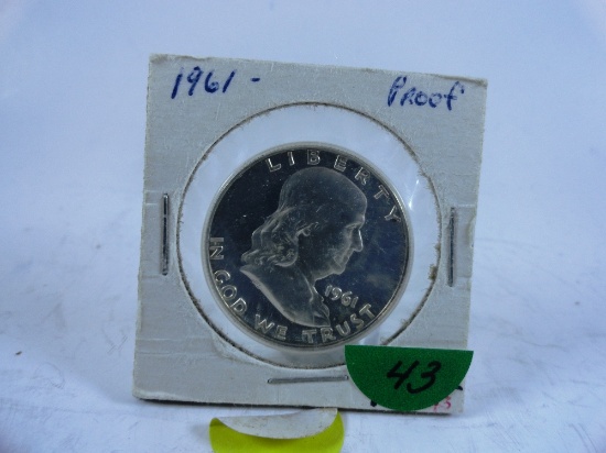 1961 Franklin Half-Dollar, Proof