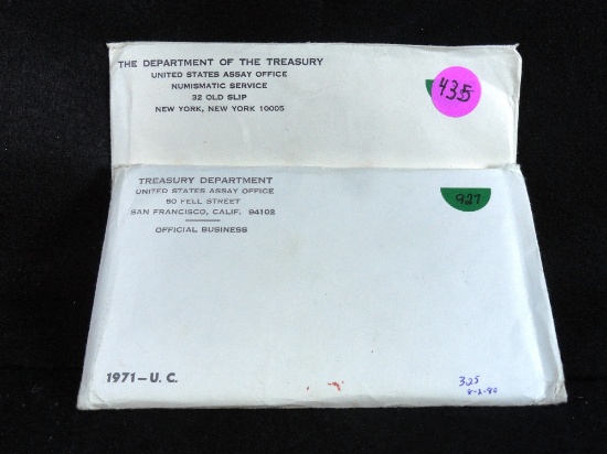 (2) 1971 & 1972-P/D Mint Sets, UNC (x2)
