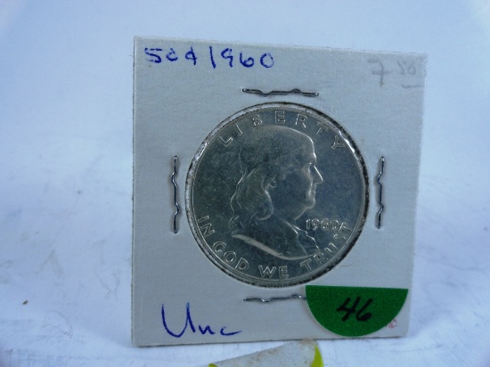 1960 Franklin Half-Dollar, UNC
