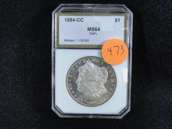 1884-CC Morgan Dollar, MS64