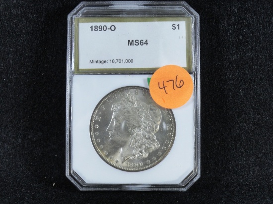 1890-O Morgan Dollar, MS64