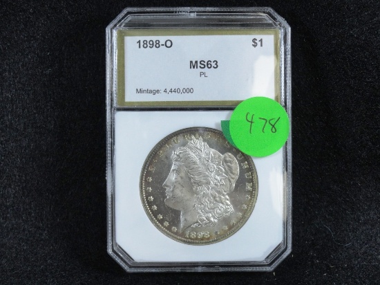 1898-O Morgan Dollar, MS63