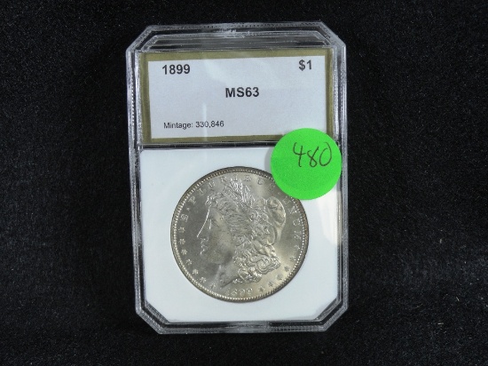 1899 Morgan Dollar, MS63
