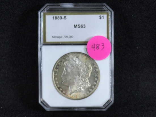 1889-S Morgan Dollar, MS63