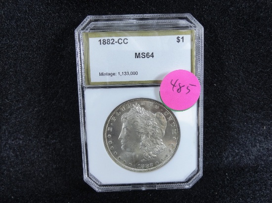 1882-CC Morgan Dollar, MS64
