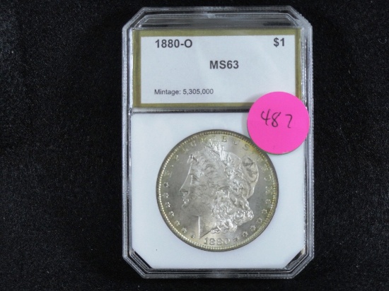 1880-O Morgan Dollar, MS63