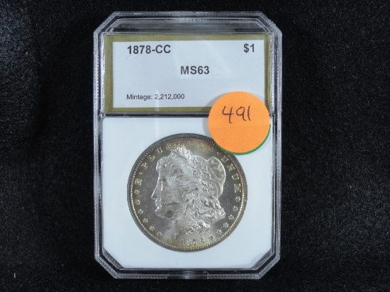 1878-CC Morgan Dollar, MS63