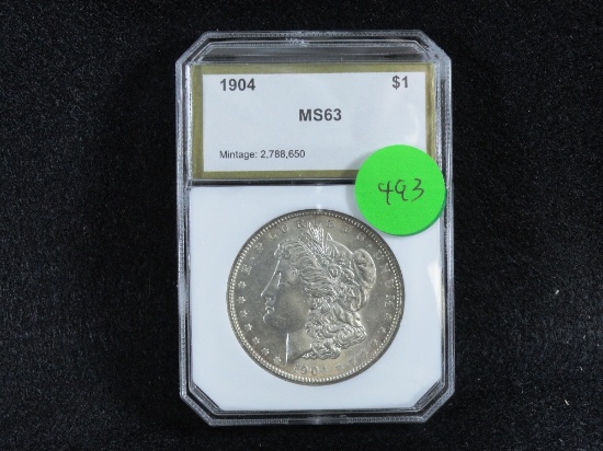 1904 Morgan Dollar, MS63