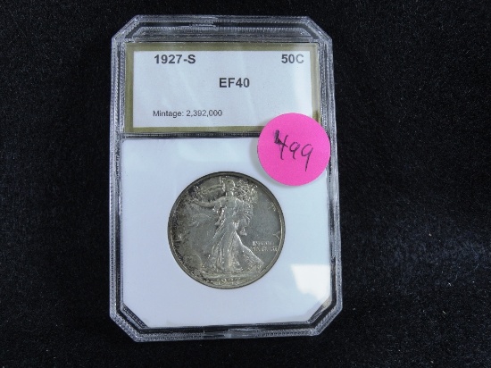 1927-S Liberty Half-Dollar, EF40