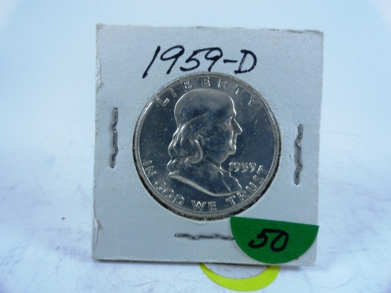 1959-D Franklin Half-Dollar