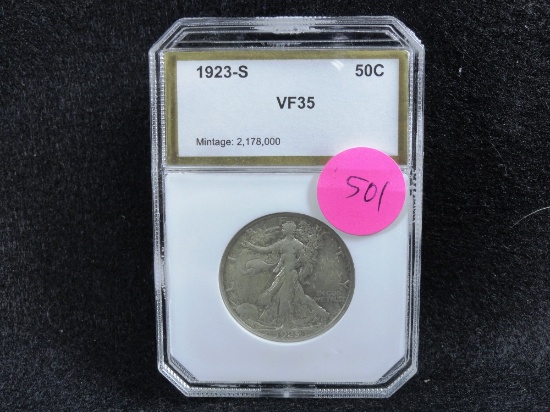 1923-S Liberty Half-Dollar, VF35
