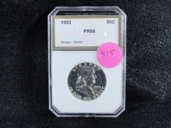 1953 Franklin Half-Dollar, PR66