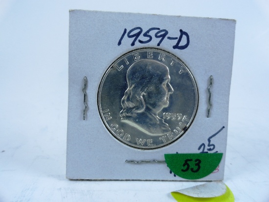 1959-D Franklin Half-Dollar