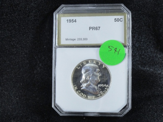 1954 Franklin Half-Dollar, PR67