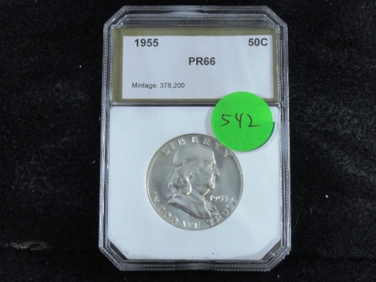 1955 Franklin Half-Dollar, PR66