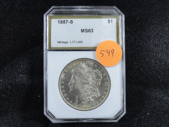 1887-S Morgan Dollar, MS63