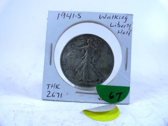 1941-S Walking Liberty Half-Dollar, VF30