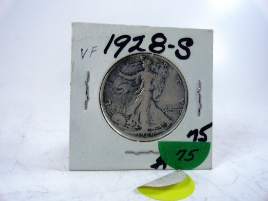 1928-S Walking Liberty Half-Dollar, VF