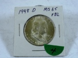 1948-D Franklin Half-Dollar, MS65