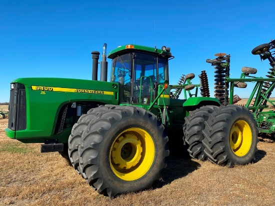 1998 JD 9400 4WD Tractor, 5458 Hrs., 710/70R 38" Tires, (4) Remotes  NOTE*Trimble EZ-Steer (Sells Se