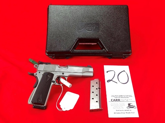 Kimber Classic Stainless Target LE, 45 ACP, SN:K019785 w/Box & Extra Mag (Handgun)