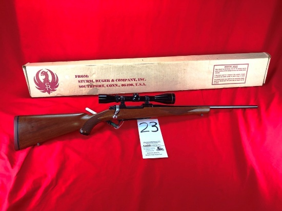 Ruger M77 Mark II, .308-Cal. w/Leupold 3x9 Bari-X II Scope, SN:780-09382 w/Box