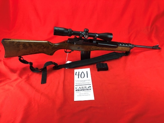 Ruger Ranch Rifle Mini 14, .223-Cal. w/Bushnell 3x9 Scope, SN:19571564 w/5-Rd. Mag & 15-Rd. Mag