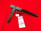 Ingram M10A1, 9mm, SN:S0037310, Open Bolt (Handgun)