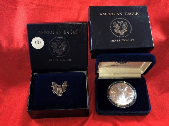 (2) 1998 American Silver Eagles (x2)