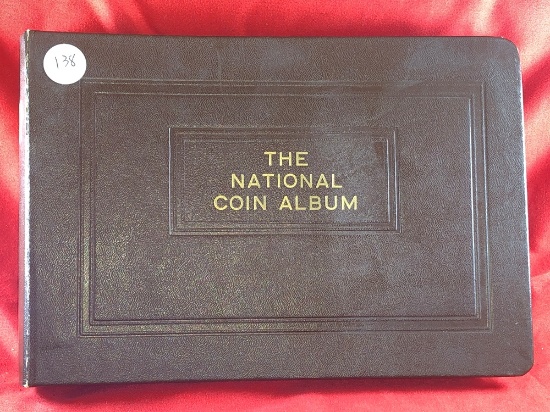 National Coin Album w/(29) Barber Dimes (x29)