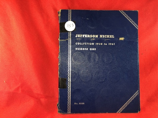 Jefferson Nickel Book, 1938-1961, Incomplete (x1)