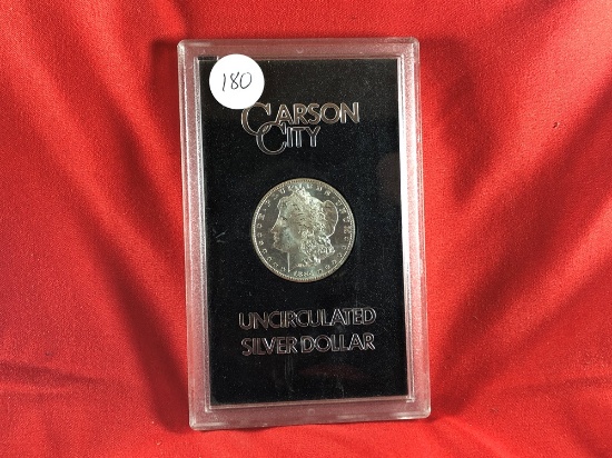 1884-CC Unc. Silver Dollar (x1)