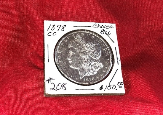 1878-CC BU Silver Dollar (x1)