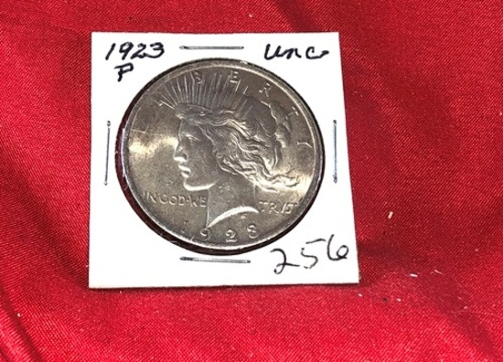 1923-P Unc. Silver Dollar (x1)