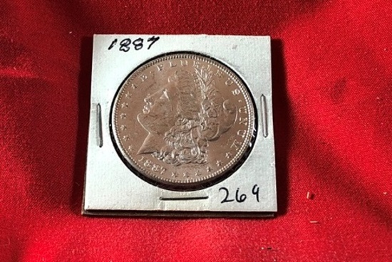1887 Silver Dollar (x1)