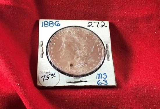 1886 MS63 Silver Dollar (x1)