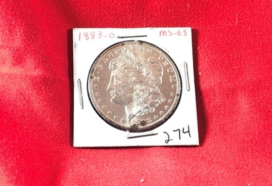 1883-O MS63 Silver Dollar (x1)