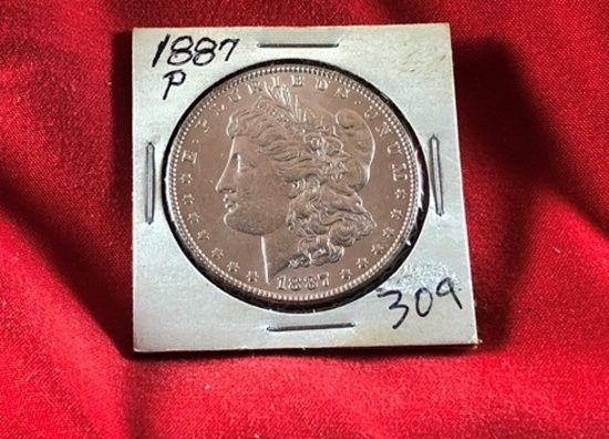 1887-P Silver Dollar (x1)