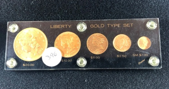 US Gold Type Set (5-Pc.) (x1)