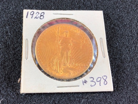 1928 $20 Gold American Eagle (x1)