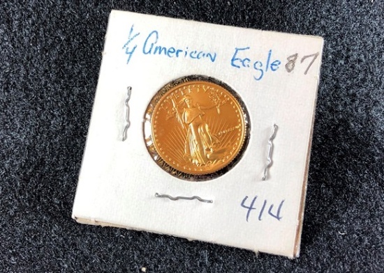 1987 1/4-Oz. Gold American Eagle (x1)