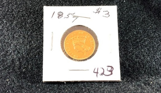 1857 $3 Gold Princess (x1)