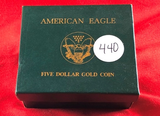 1989 $5 Gold American Eagle (x1)