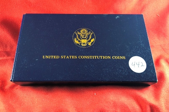 1987 $5 Gold & Silver Constitution Set (x1)