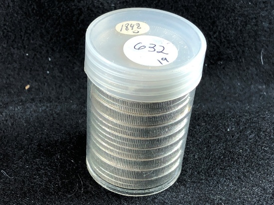 (19) 1898-O Morgan Silver Dollars, AU (x19)