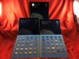 (4) Roosevelt Dime Books, (192) Coins (x192)