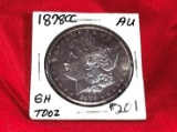 1878-CC AU Silver Dollar (x1)