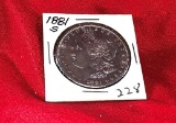 1881-S Silver Dollar (x1)