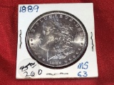 1889 MS63 Silver Dollar (x1)