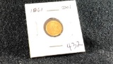 1861 $1 Gold Princess (x1)
